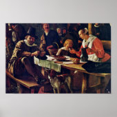 Detail Tavern Garden von Steen Jan (beste Qualität Poster (Vorne)