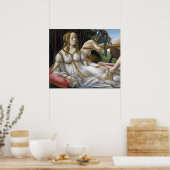 Detail Venus, Venus und Mars von Botticelli Poster (Küche)