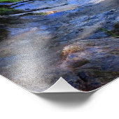 Detail: Vernal Fall Hiker und Regenbogen - Yosemit Fotodruck (Ecke)