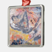 Detail versteinertes Holz, Arizona Silbernes Ornament (Links)