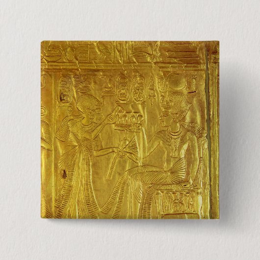 Detail vom goldenen Schrein Button (Vorderseite)