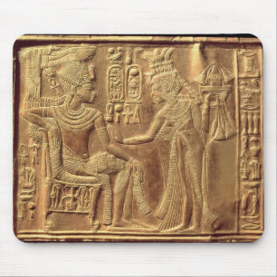 Detail vom goldenen Schrein von Tutankhamun Mousepad