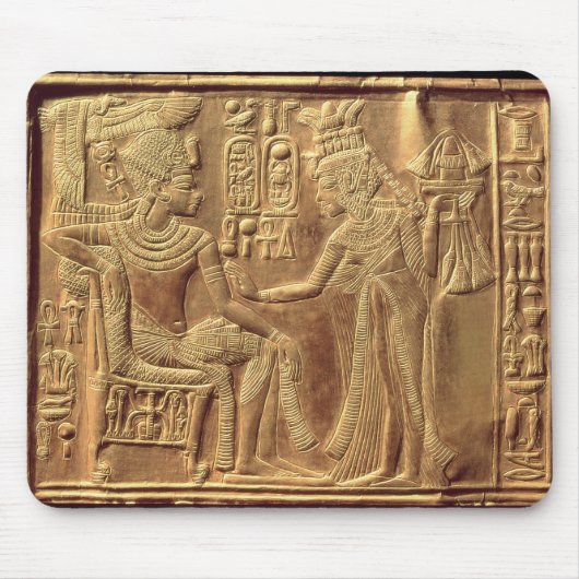 Detail vom goldenen Schrein von Tutankhamun Mousepad (Vorne)