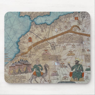 Detail vom katalanischen Atlas, 1375 Mousepad