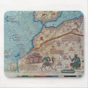 Detail vom katalanischen Atlas, 1375 Mousepad