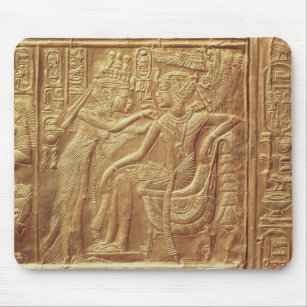 Detail vom kleinen Schrein von Tutankhamun Mousepad