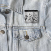 Detail vom Sarkophag von Cornelius Button (Beispiel)