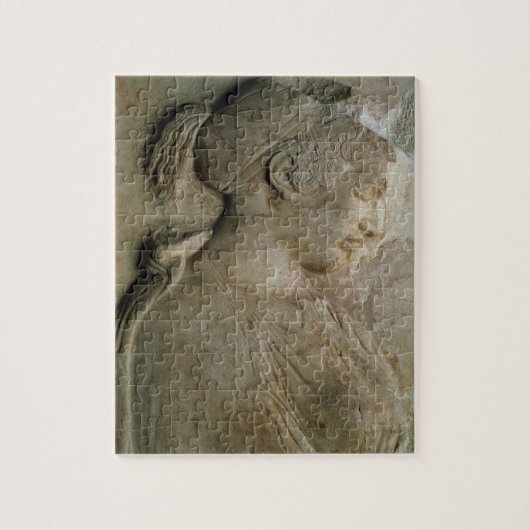 Detail vom stela von Philis, von Thasos, c.5t Puzzle (Vertikal)