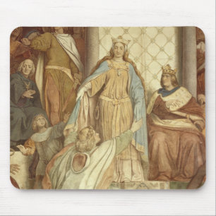 Detail von Der Saengerkreis, Wartburg-Schloss Mousepad