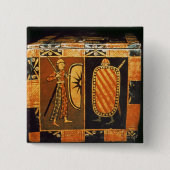 Detail von einem Hochzeitskasten Button (Vorderseite)