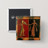 Detail von einem Hochzeitskasten, der einen Button (Vorne & Hinten)