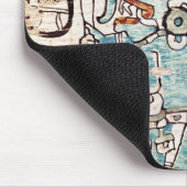 Detail von einem Mayakodex Mousepad (Ecke)