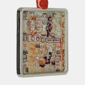 Detail von einem Mayakodex Ornament Aus Metall (Rechts)