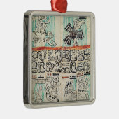 Detail von einem Mayakodex Silbernes Ornament (Rechts)