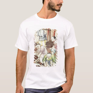 Detail von einem Vase, der Handwerker darstellt T-Shirt