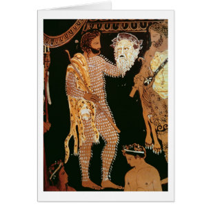 Detail von einer Rotzahl Vase, der einen