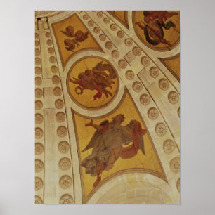 Detail von Engeln von der Haube, errichtet 1635-42 Poster