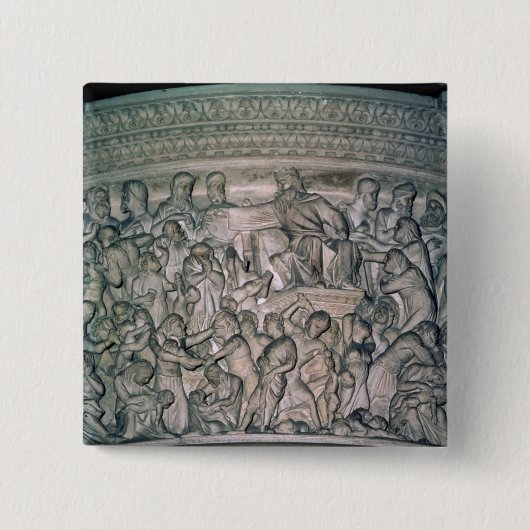 Detail von Kanzel, 1302-10 Button (Vorderseite)