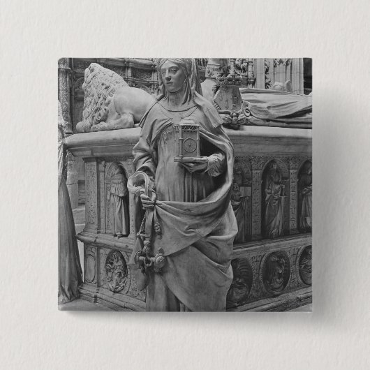 Detail von Mäßigkeit Button (Vorderseite)