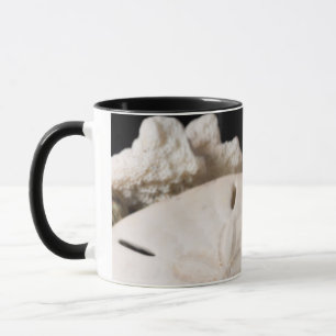 Detail von Muscheln aus aller Welt Tasse