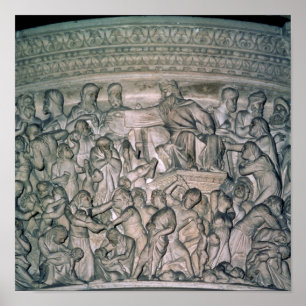 Detail von Pulpit, 1302-10 Poster