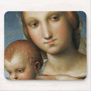 Detail von <Virgin and Child> Zugeschrieben Rapha Mousepad