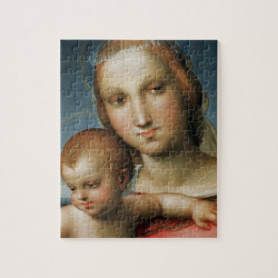 Detail von <Virgin and Child> Zugeschrieben Rapha Puzzle