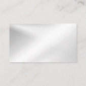 Detail Wedding Silver Shiny Hearts Elegant Begleitkarte (Rückseite)