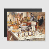 Detail Weihnachtsabend von Carl Larsson Magnetkarte (Vorne/Hinten)