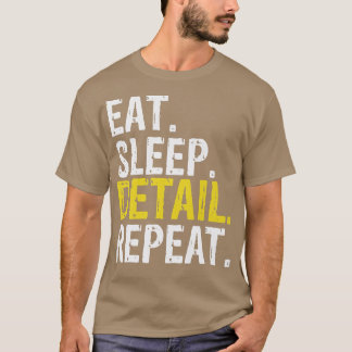 Detail zum Schlafen wiederholen, Autokennzeichen P T-Shirt