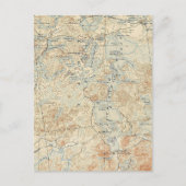 Detailansicht des Oberen Saranac Sees von der alte Postkarte (Vorderseite)