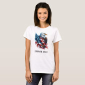 *~* Detailed Bald Eagle AP16 American Flag USA T-Shirt (Vorne ganz)