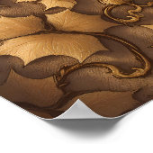 Detailed Carved Ivory Wallpaper - Luminous Texture Poster (Ecke)