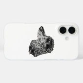 Detailed Dog Portrait Phone Case (Rückseite (Horizontal))