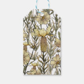 Detailed Floral Pattern Geschenkanhänger (Vorderseite)