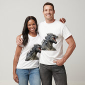 Detailed Head of Roaring Godzilla Monster T-Shirt (Unisex)