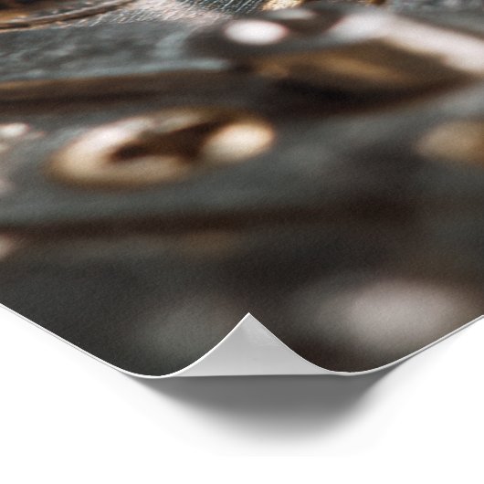 Detailed Stability: Clockwork Screws and Plates Poster (Ecke)