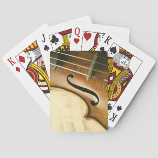 Detailed Violin Spielkarten