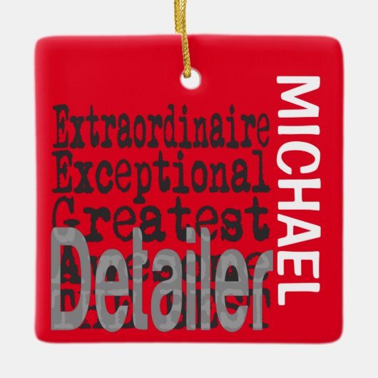 Detailer Extraordinaire CUSTOM Keramikornament (Vorderseite)