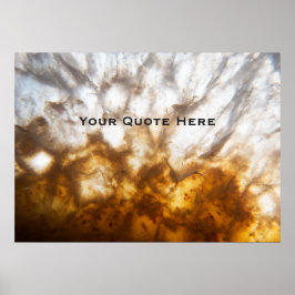 Detailierte Zitruskristalle Poster