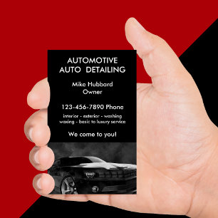 Detailinformationen für mobiles Auto Visitenkarte