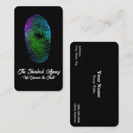Detailinstanz/Security Business Card Visitenkarte