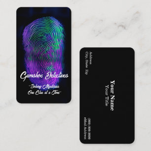 Detailinstanz/Security Business Card Visitenkarte