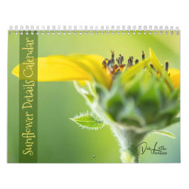 Detailkalender für Sonnenblumen Kalender