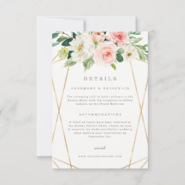 Detailkarte der geometrischen Frühjahrsromanik Einladung