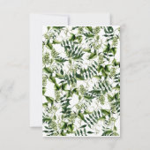 Detailkarte für den Empfang der Hopvine Wedding Einladung (Rückseite)