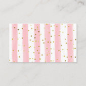 Detailkarte für die rosa Heißluftballon-Tiere Begleitkarte (Rückseite)