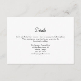 Detailkarte für elegante Rahmen Begleitkarte