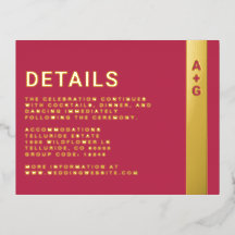 Detailkarte für hellrosa Angaben