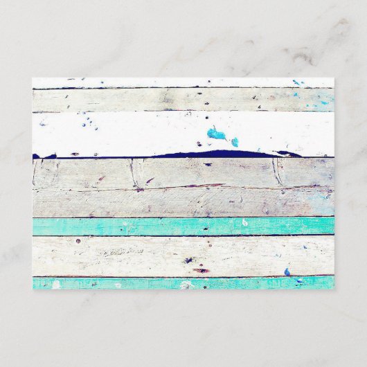 Detailkarte für rustikales Holz und Spitzen Begleitkarte (Rückseite)